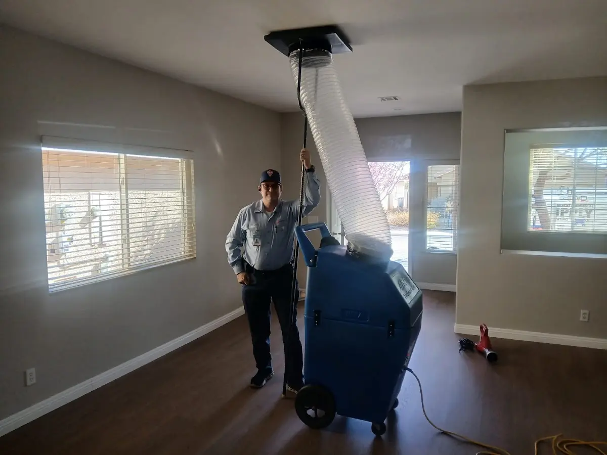 Professional Dryer Vent Cleaning work inside a Kennett home